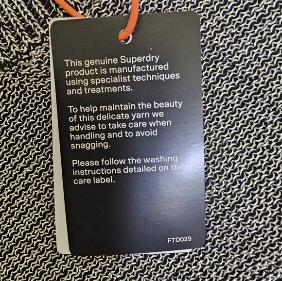 New Superdry Metallic Knit Mini Dress in GUNMETAL METALLIC - Picture 7 of 15